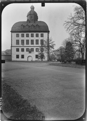 Gotha. Schloss Friedenstein, Ostturm, Ansicht der Südfassade