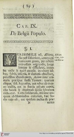 Cap. IX: De Belgii populo