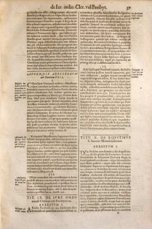 Corpus iuris Francici seu absolutissima collectio arrestorum, sive rerum in supremis Franciae tribunalibus & parlamentis iudicatarum