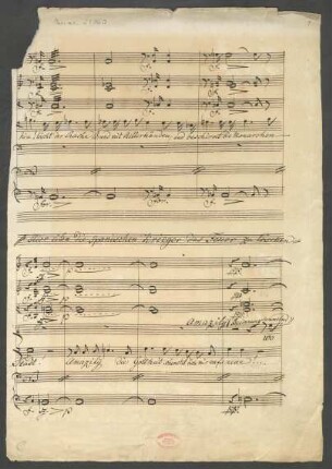 Fernand Cortez. Fragmente; V (X), orch