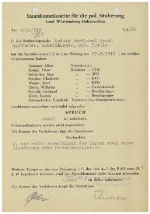Czech, Ludwig Ferdinand