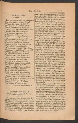 Discurso preliminar sobre la region equinoccial de América. - (Continuación)