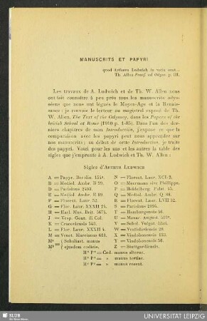 Manuscrits et papyri