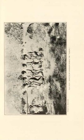 Plate XLVII. Negritos of Zambales singing the "Talbun"