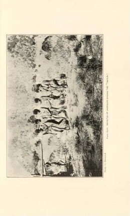 Plate XLVII. Negritos of Zambales singing the "Talbun"