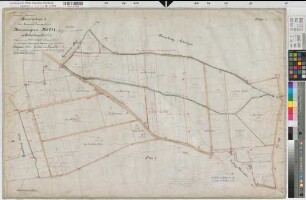 Meiningsen (Soest), Zusammenlegung Meiningsen, Bl.1 Urkarte II Meiningsen Flur 1