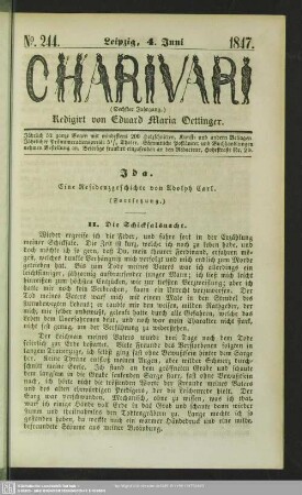 6.1847=244: Charivari