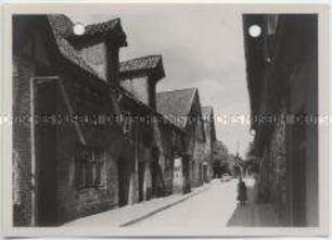 Lüneburg, Straße mit alten Häusern