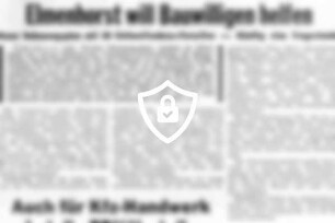 Elmenhorst will Bauwilligen helfen