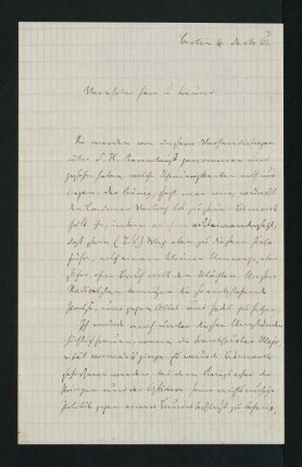Brief vom 6. Oktober 1863 (?)