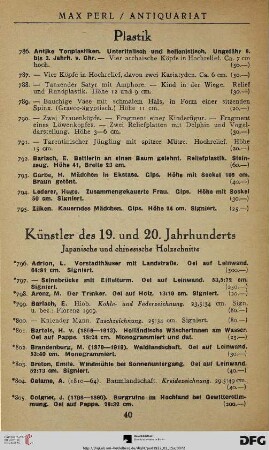 Plastik (Nr. 786-795)