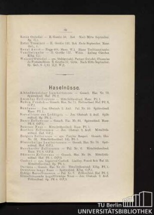 Haselnüsse.