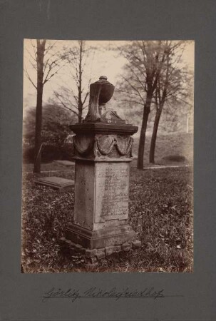 Grabstein auf dem Nikolaikirchhof, Görlitz: Ansicht
