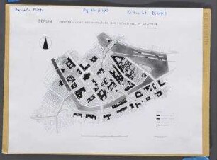 Stadtplan. Berlin, Mitte, Fischerinsel