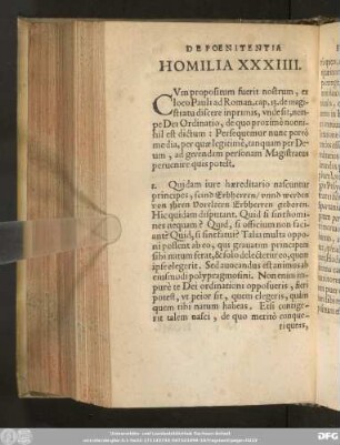 Homilia XXXIIII.