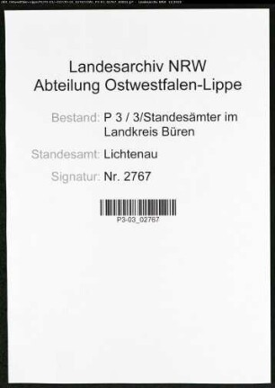 Namensverzeichnis Lichtenau, Todesfälle