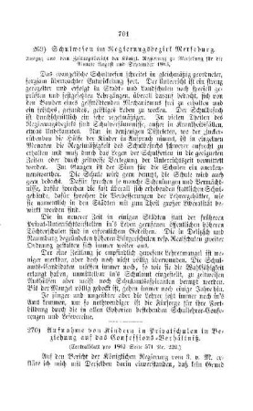 Schulwesen im Regierungsbezirk Merseburg : [V. Elementarschulwesen]