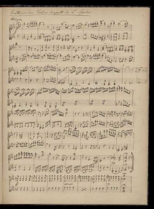Louis Spohr: Duo für zwei Violinen Es-dur WoO 22