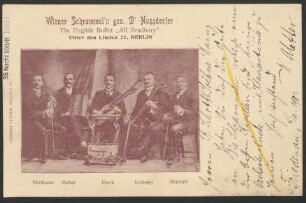 Brief an B. Schott's Söhne : 04.11.1901