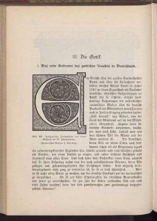 1. Das erste Auftreten des gotischen Baustils in Deutschland.