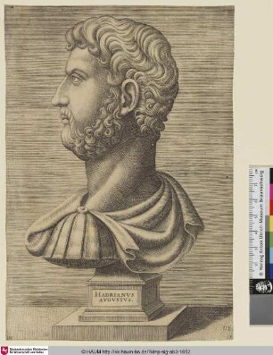 [Hadrian, Kaiser des Römischen Reiches; Büste]