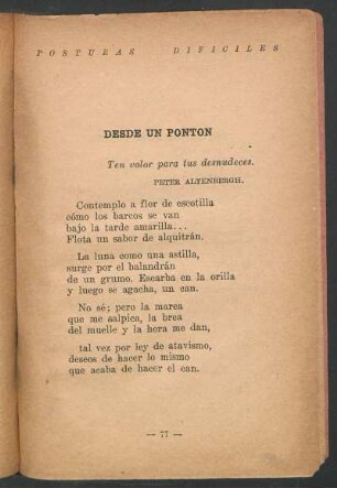 Desde un pontón