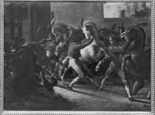 Das Rennen der Barberi Pferde in Rom