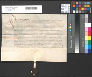 Revers der Äbtissin von Dietkirchen Anna Wreda.