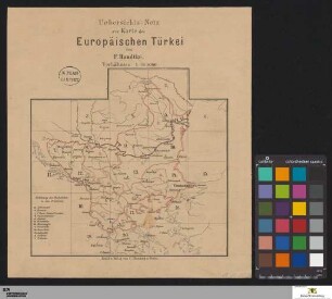[Kartenbestand]: [F. Handtke's Special-Karte der Europäischen Türkei] Band [Kartenbestand]