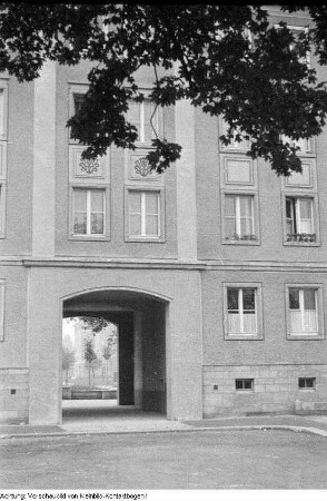 Dresden, Südviertel, Wiederaufbau, Oktober 1954