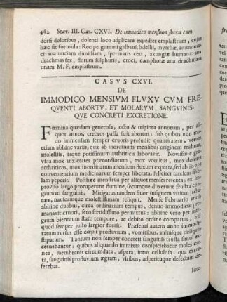Casus CXVI. - Casus CXX.