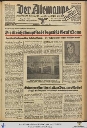 22.05.1939 (Montag-Ausgabe)
