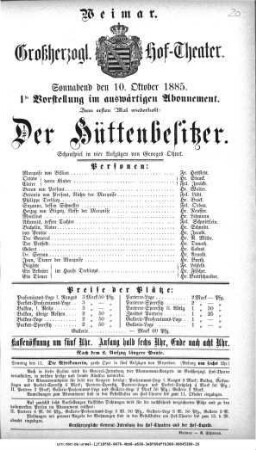 Der Hüttenbesitzer