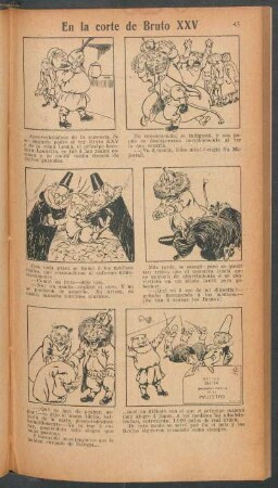 En la corte de Bruto XXV - [Cómic]
