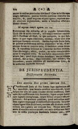 De Jurisprudentia.