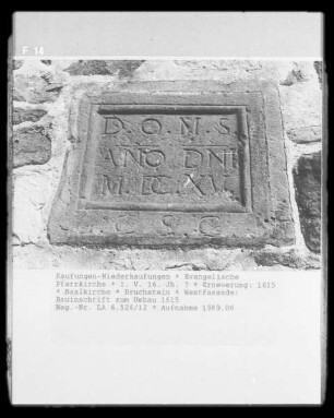 Bauinschrift