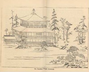 The buddhist temple Kinkakuji