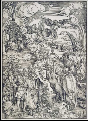Das babylonische Weib, aus der Folge der Apokalypse, Urausgabe Deutsch 1498