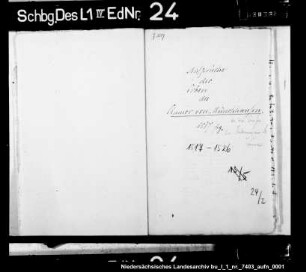 Schuldforderungen der Erben des Clamor von Münchhausen betr. das Haus Lauenau