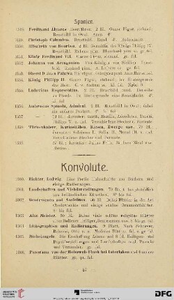 Konvolute (Nr. 1360-1379)