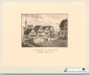 Friedrich von Schiller's Geburts-Haus in Marbach am Neckar