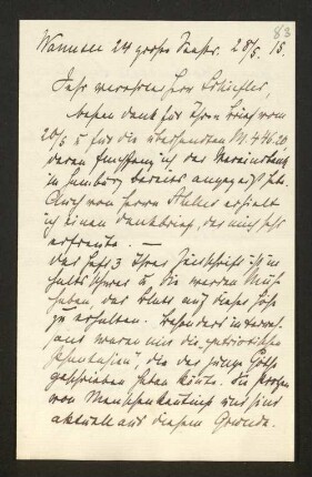 Brief an Gustav Schiefler