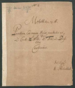 Paratum cor meum Deus; V (8), b.fig; a-Moll; P 400