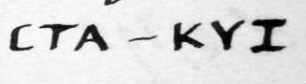 Quadratisches Bleigewicht mit stabähnlichen Gegenstand (Kerykeion oder dgl.) und griechischer Inschrift: CΤΑ(τήρ) – ΚΥΖ(ικηνων)