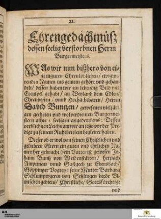 Ehrengedächtnüß