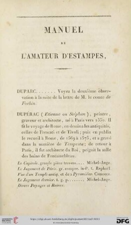 Manuel de l'amateur d'estampes