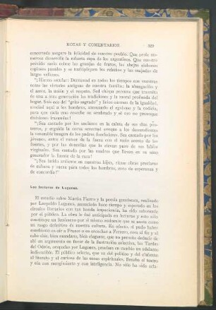 Las lecturas de Lugones
