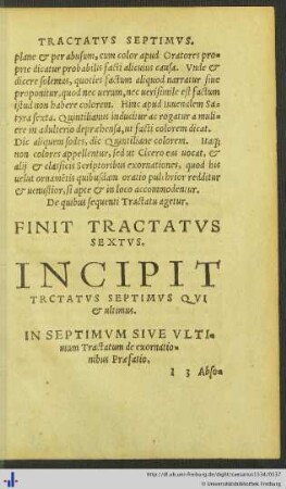 Tractatus Septimus