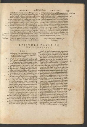Epistola Pavli Ad Philippenses.