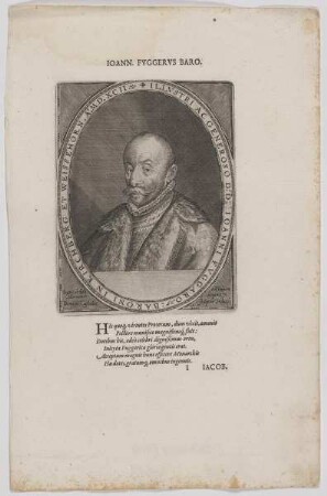 Bildnis des Ioannus Fvggero in Kirchberg et Weissehorn